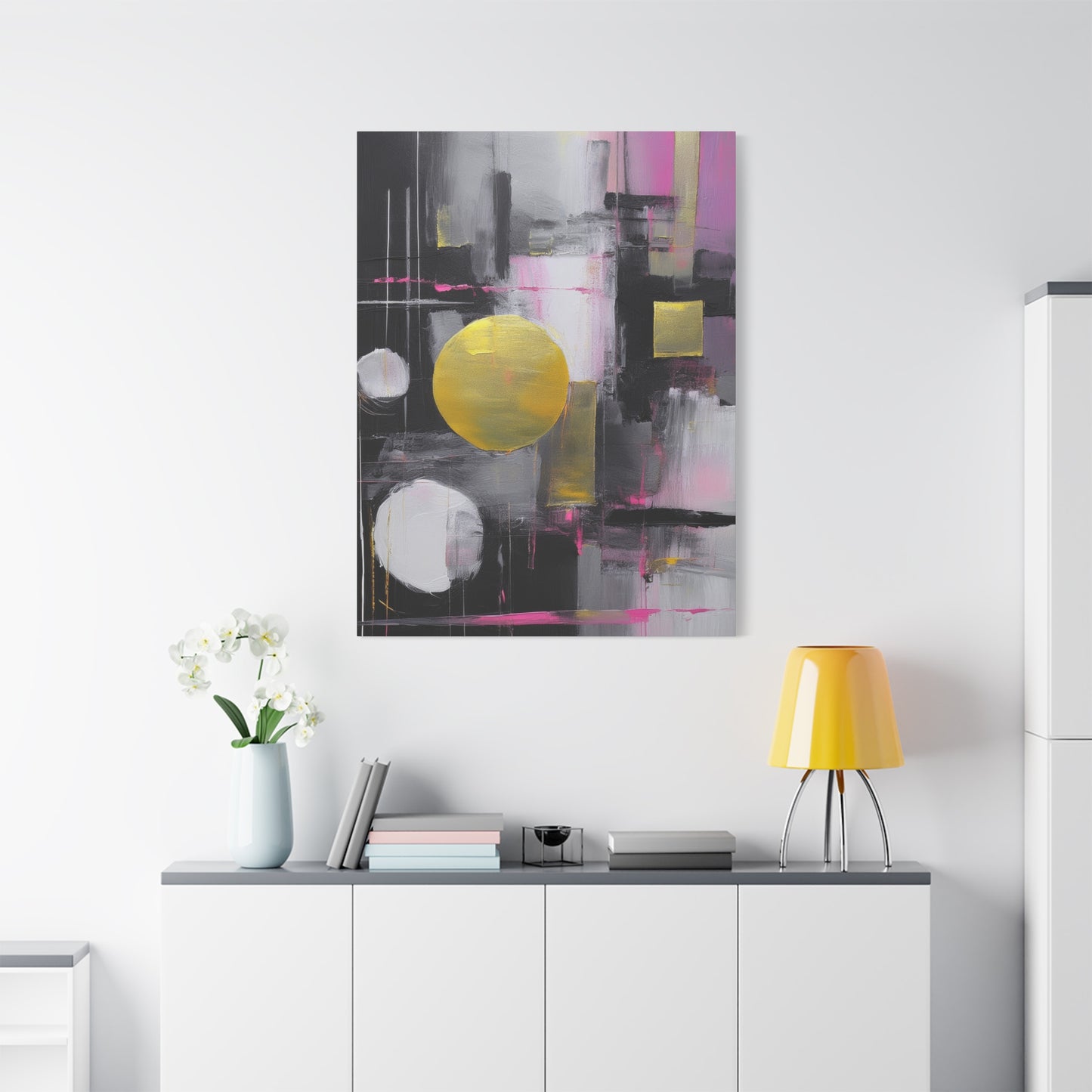 Abstract Oil Painting Print Canvas 20x24,20x30,24x30 24x32,24x36,30x40 32x48,36x48,40x60 Pine-Wood Inner Frame ABS-213