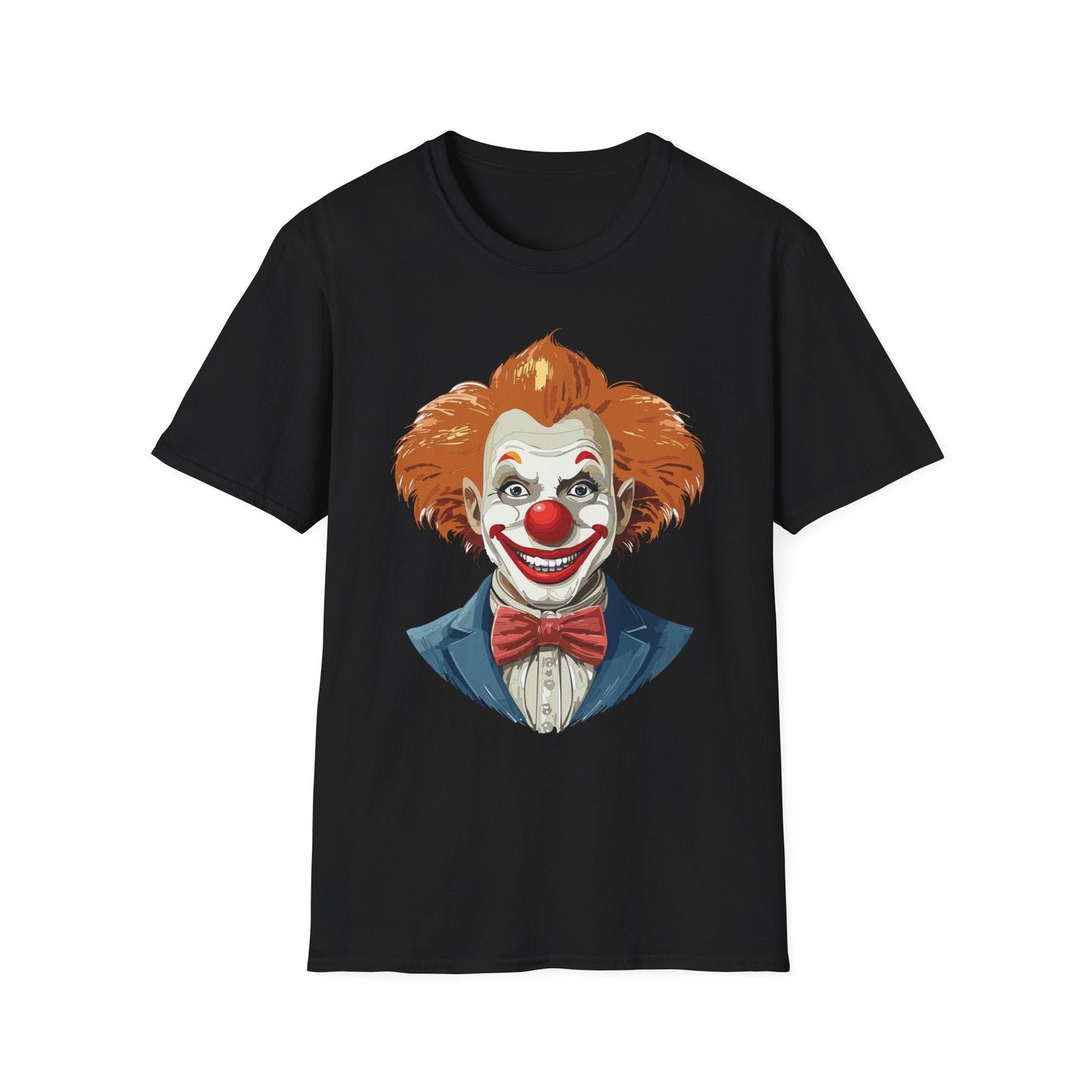 Clown Shirt Unisex Funny Man Circus Tee Softstyle Gildan 64000 Short Sleeve Shirt Premium