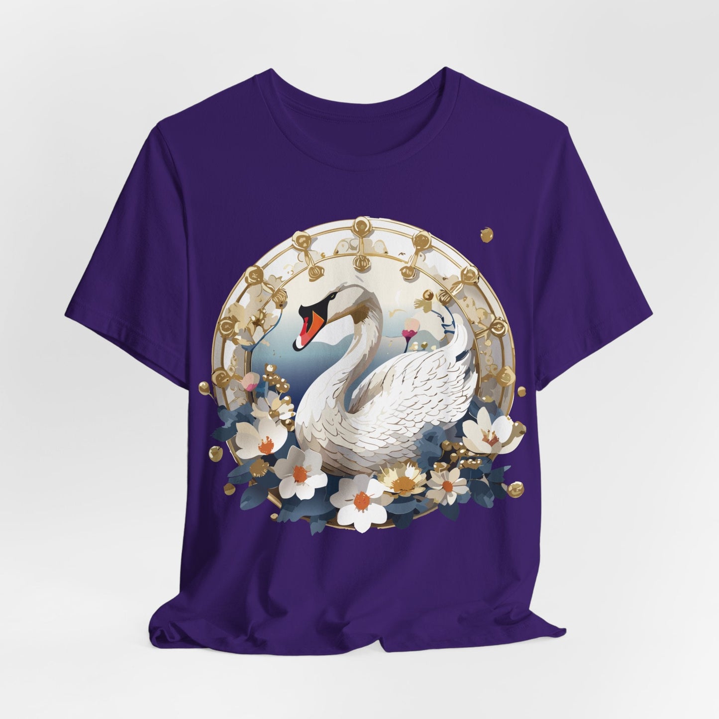 Medallion Graphic Unisex 100 Cotton Vintage Animal Medal Artwork Tee 44