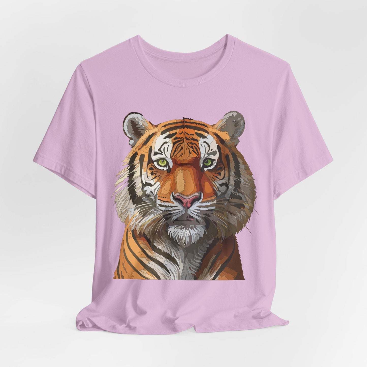 Unisex Animal Art Design Tee Shirt Wild Animals Graphic Tee Softstyle Gildan 64000