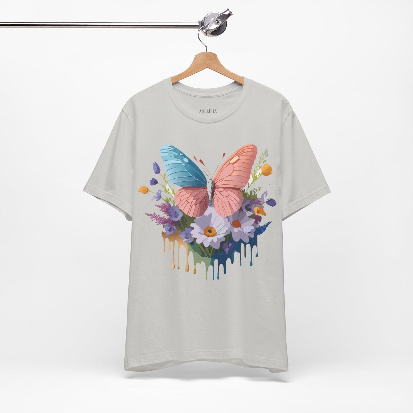 Butterfly Graphic Tee Unisex Art Design Shirt With Vintage Adelpha Artwork