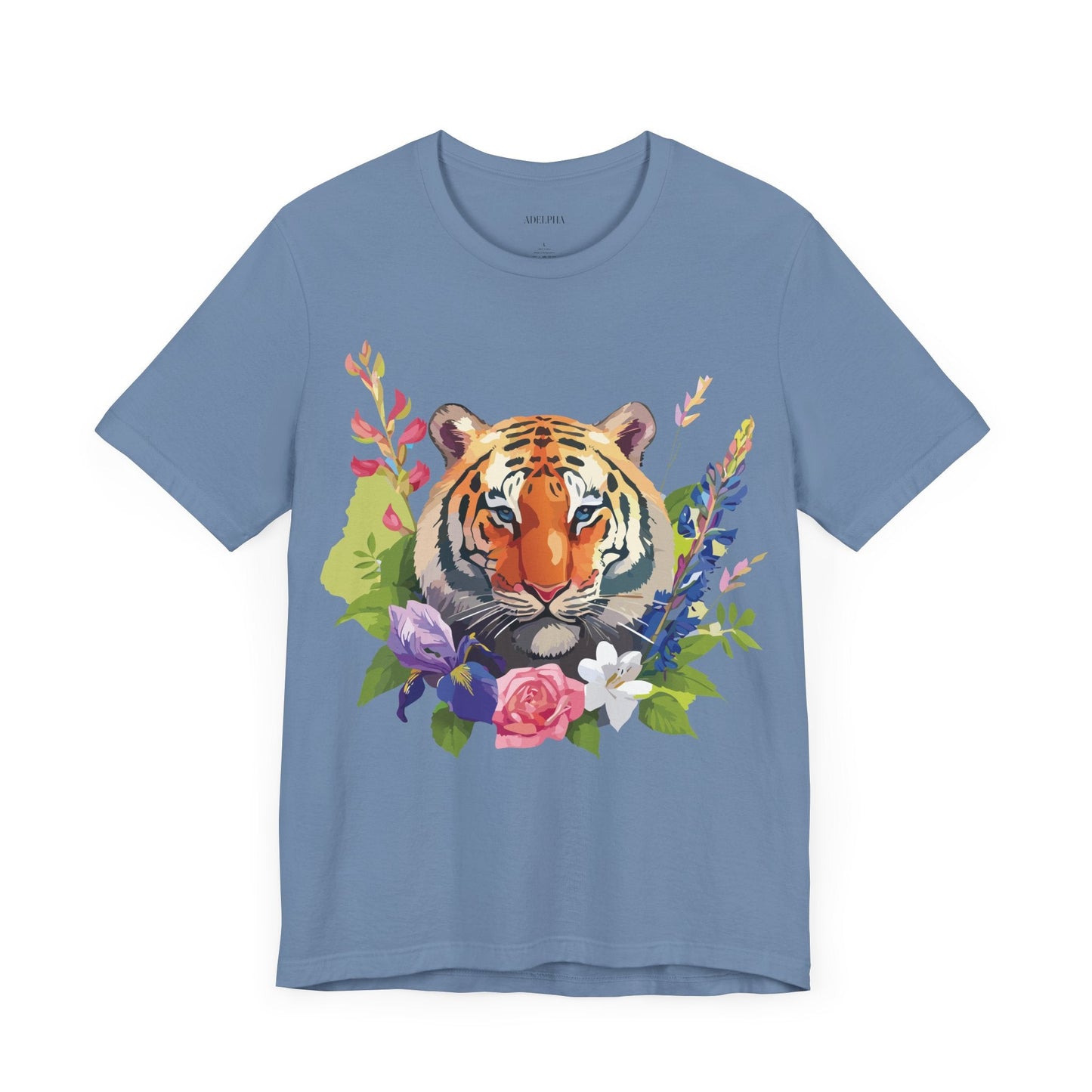 Tiger Shirt Unisex Jersey Short Sleeve Graphic Tee With Vintage Inspired Artwork From Adelpha