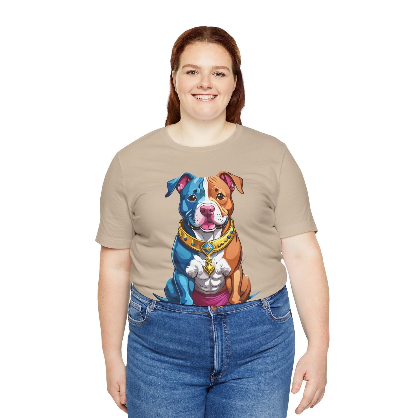 Unisex Animal Shirt Art Design Tee With Wild Animals Print Short Sleeve Jersey Tee