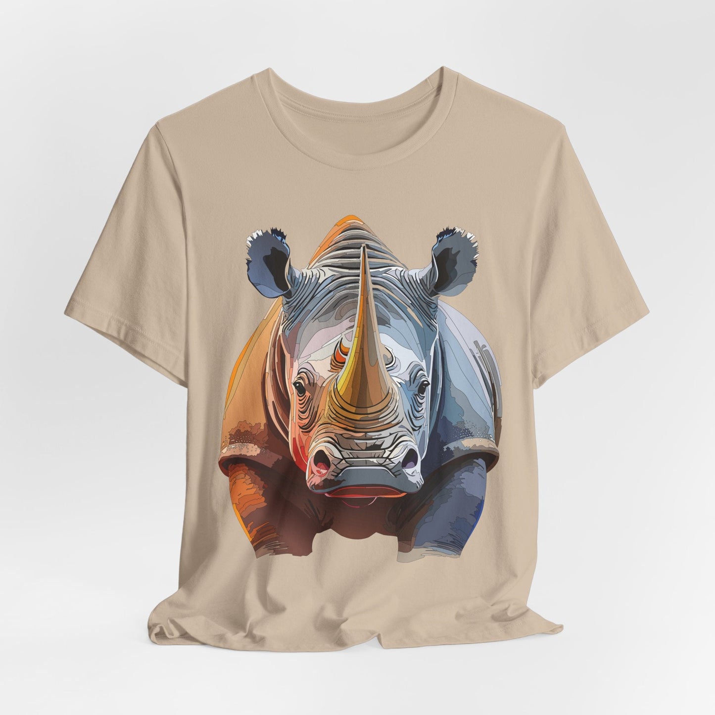 Unisex Animal Graphic Tee Shirt With Art Design Wild Animals Shirt Gildan Softstyle Cotton