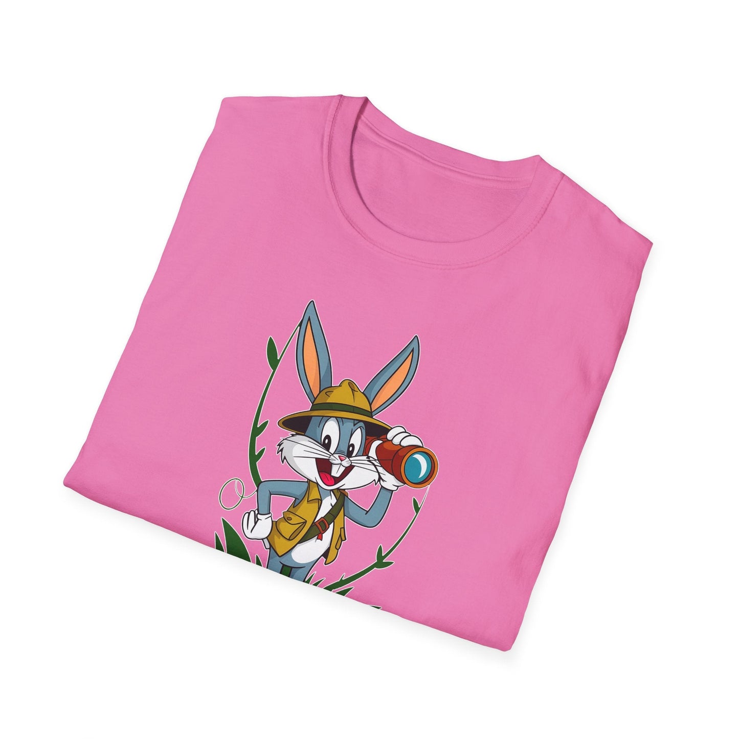 Bugs Bunny T Shirt Unisex Softstyle Gildan 64000 Cartoon Animation Graphic Tee Design
