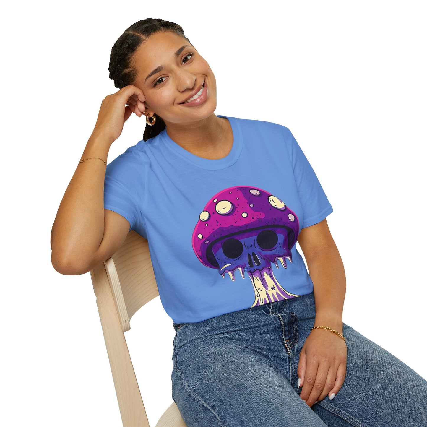 Mashroom Tee Shirt Unisex Funny Mashroom Graphic Softstyle Tee Gildan 64000 Quality Cotton