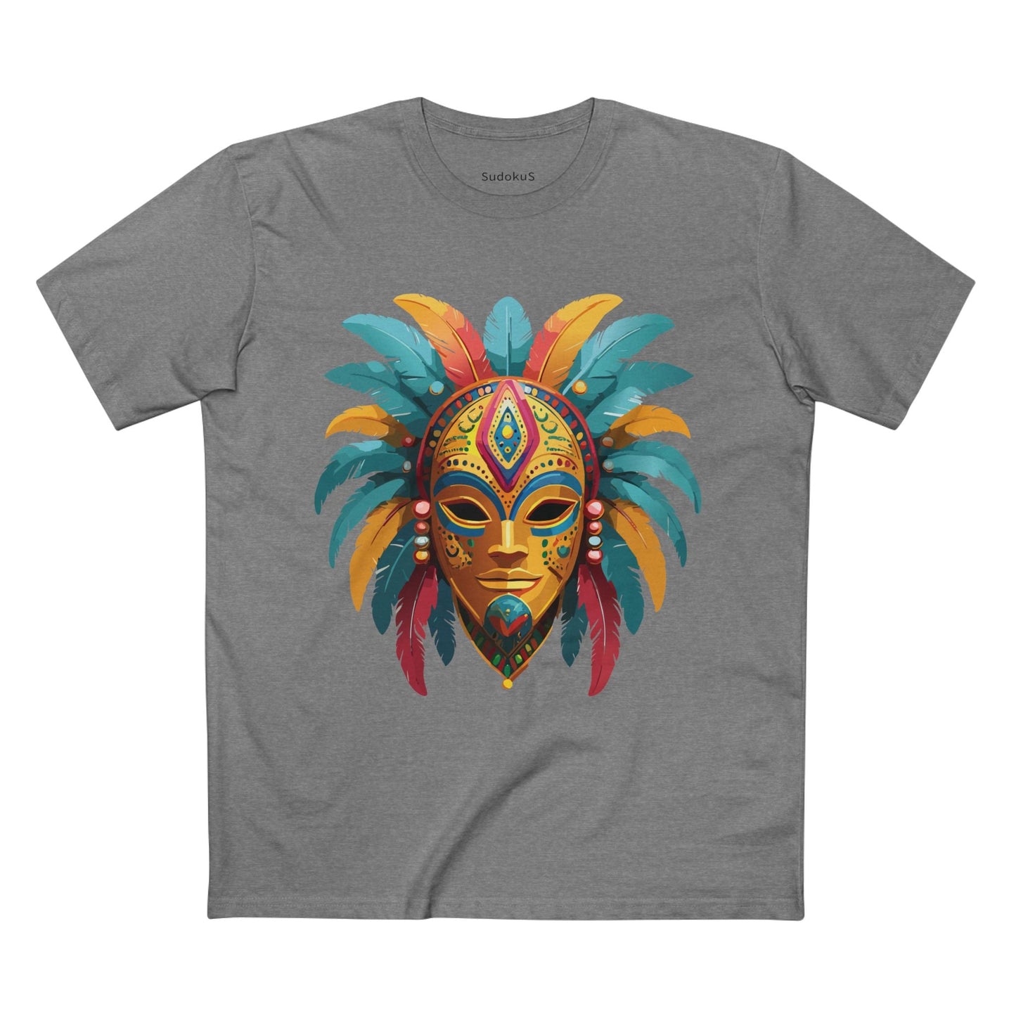 Mask Graphic Unisex 100 Cotton Staple Tee 33
