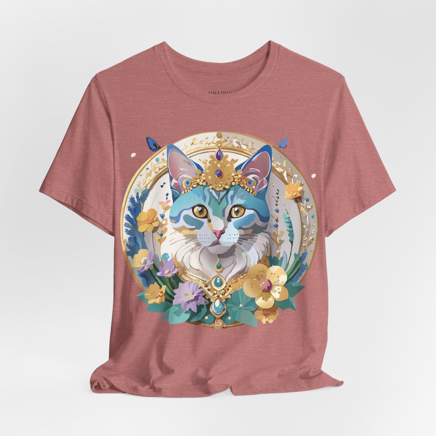 Unisex Graphic Tee With Adelpha Artwork Vintage Inspired Short Sleeve Jersey Shirt