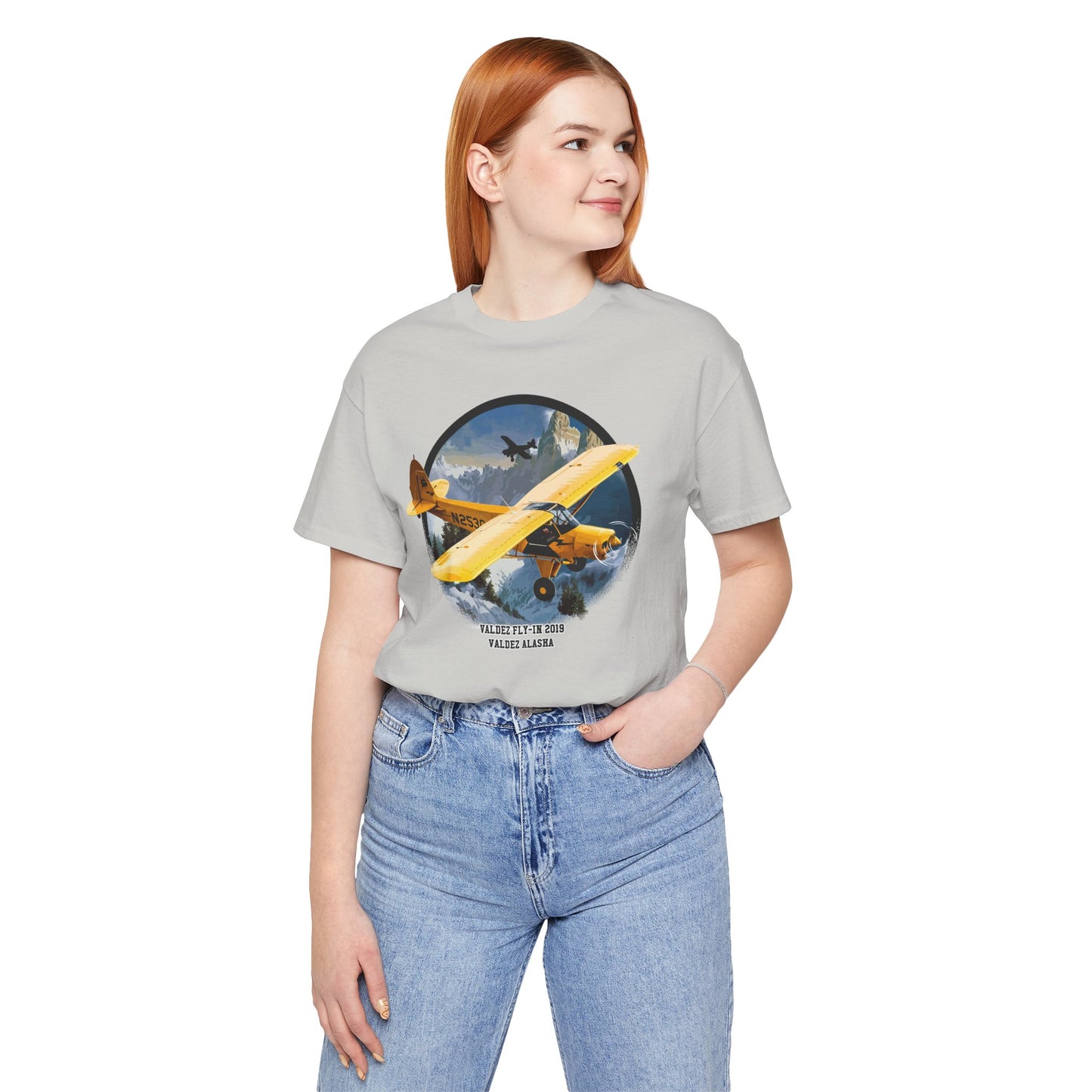 Retro Plane Graphic Design Tee, Plane Shirt, Vintage Tees, Art Design T-Shirt, Graphic Tee, Retro Art Shirts