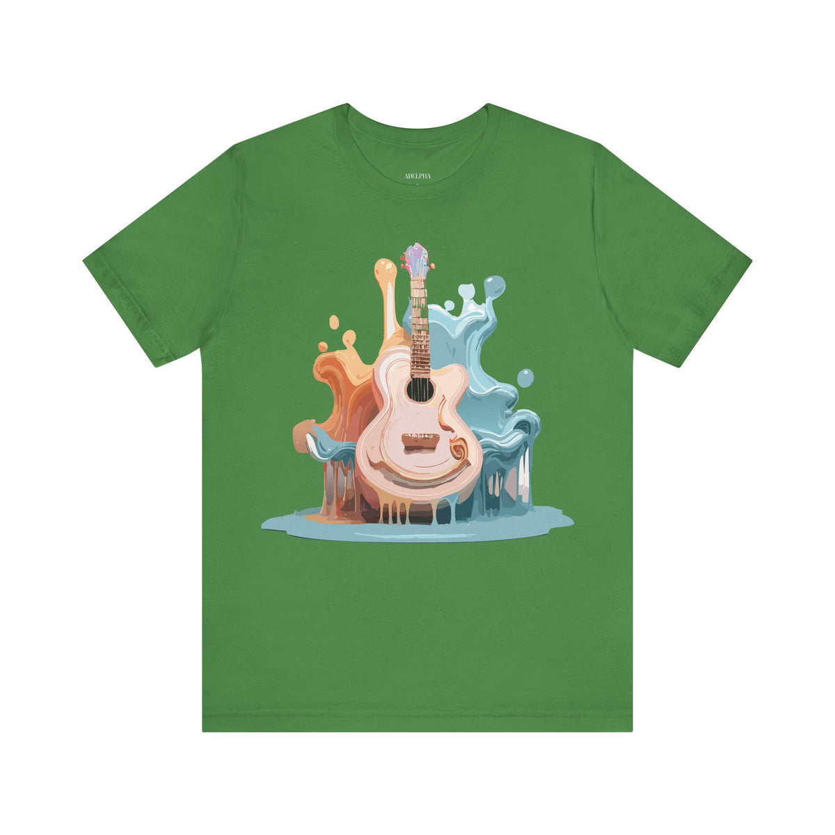 Music Graphic Unisex Cotton Bella+Canvas Tee with Art Design m129