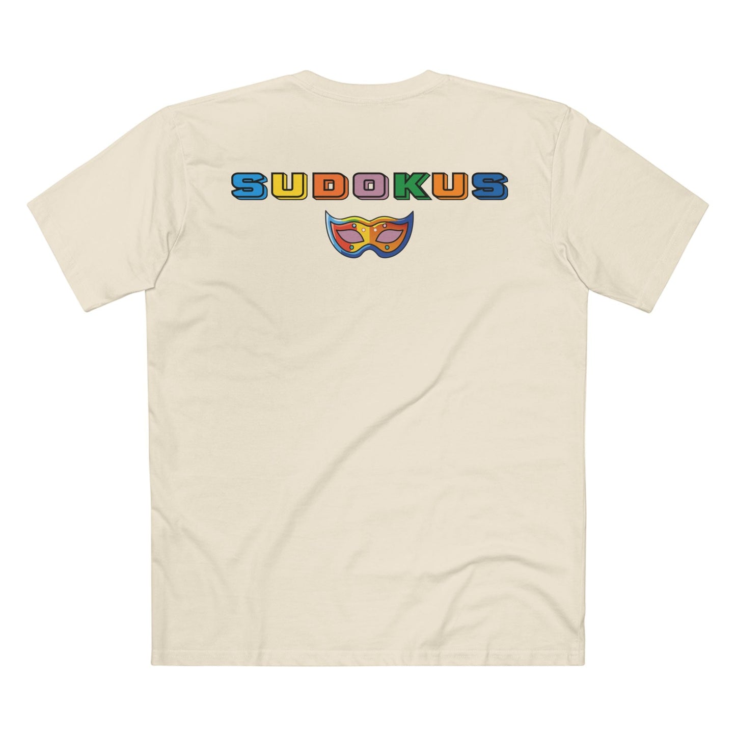 Mask Graphic Unisex 100 Cotton Staple Tee 4