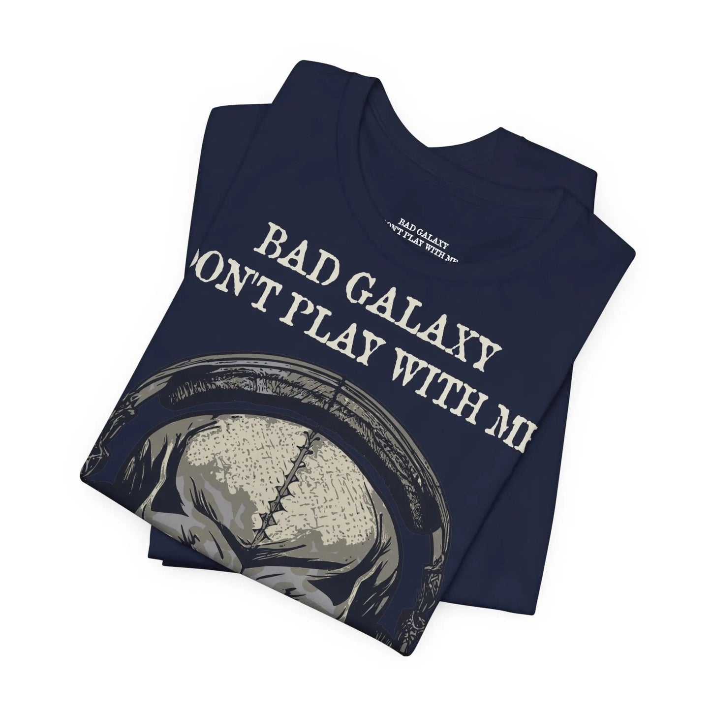 Skull T Shirt From Bad Galaxy 100 Percent Cotton Eco Friendly Made In USA With Durable Stitching
