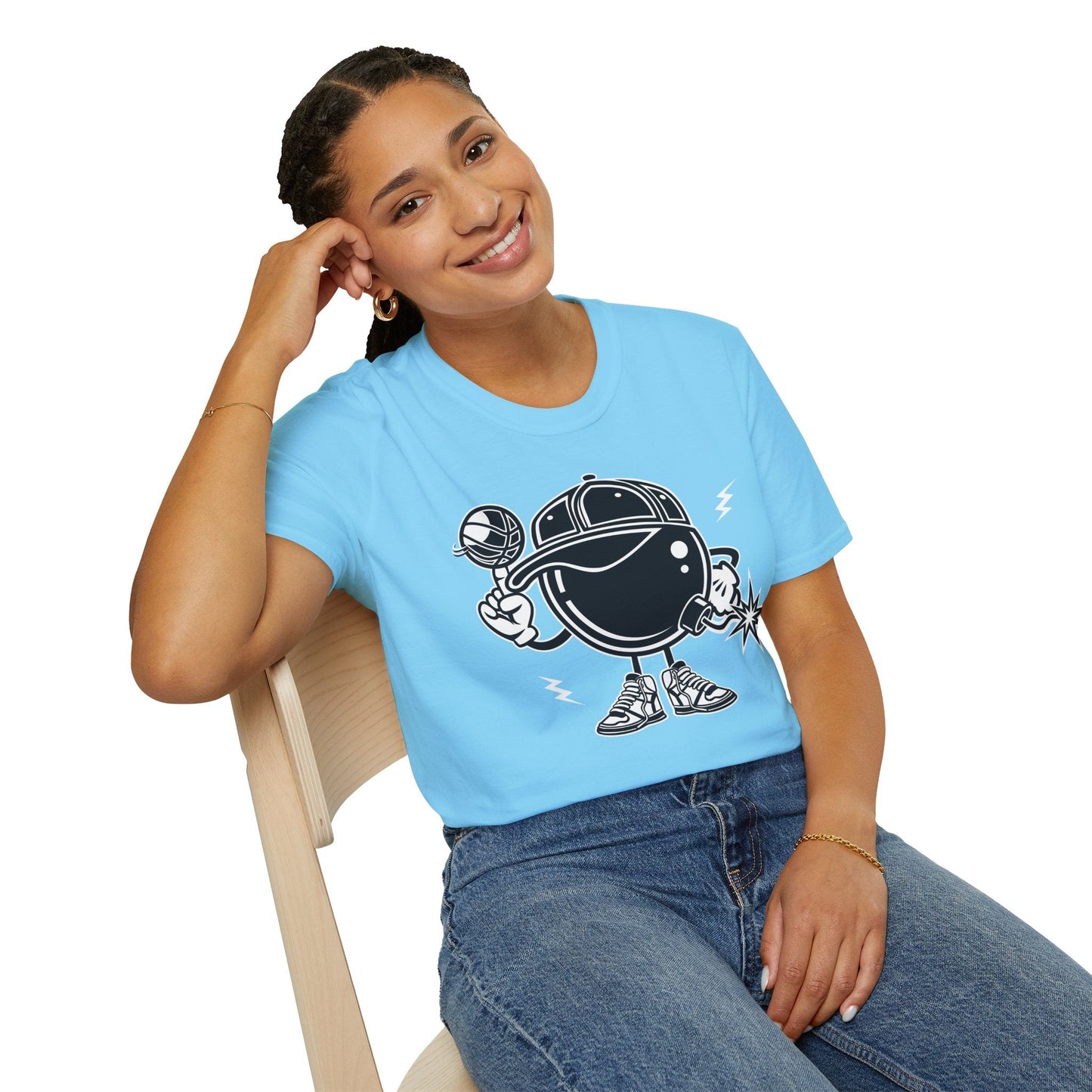 Cartoon Animation T Shirt Unisex Funny Tee Gildan Softstyle 100 Percent Cotton Comfort