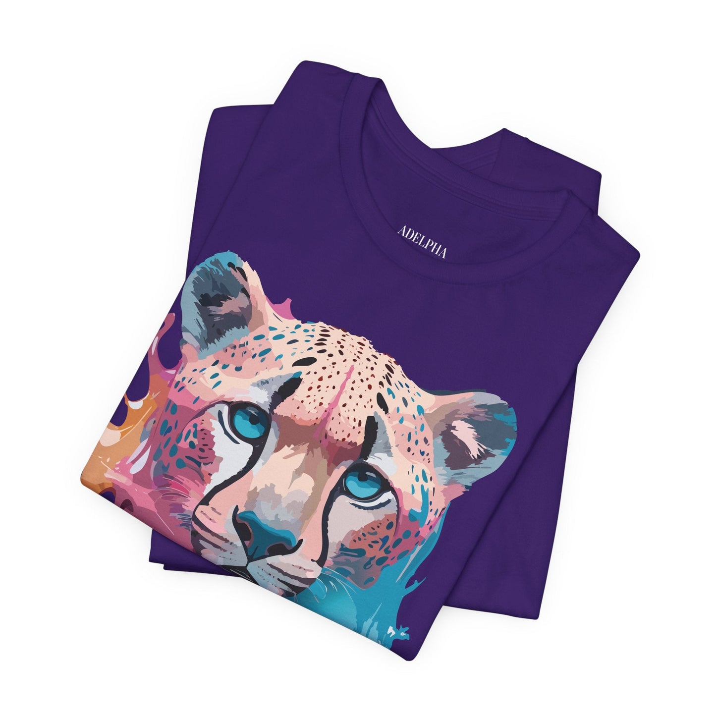 Cheetah Graphic Unisex 100 Cotton Artwork Tee 12