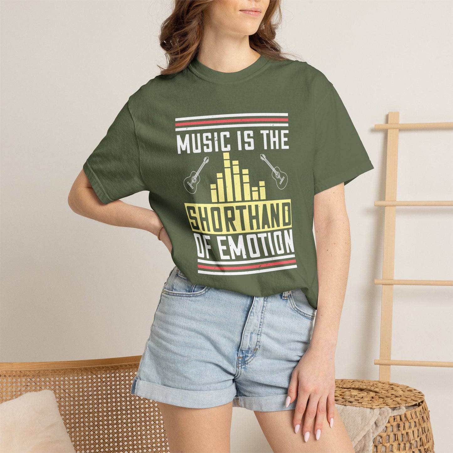 Music Graphic Design Unisex Cotton T-shirt m34