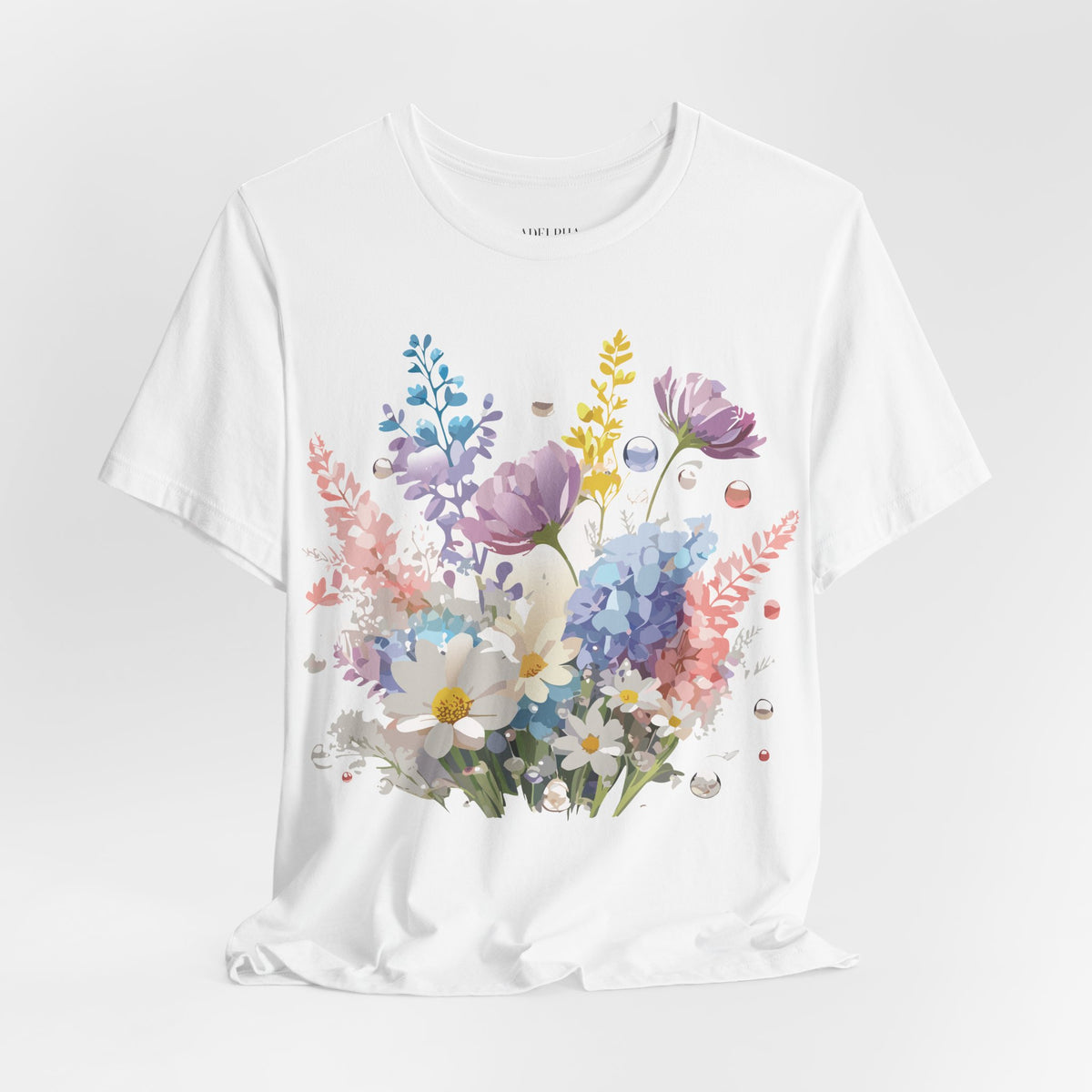 Floral Graphic Tee Shirt - Bella+Canvas Unisex 100 Cotton 6