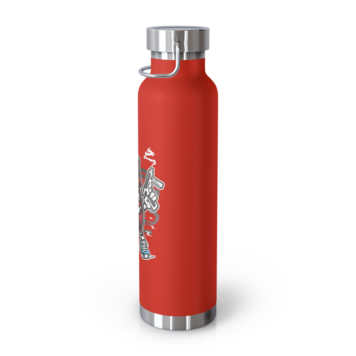 22oz Copper Insulated Water Bottle with Cartoon Design - CV91