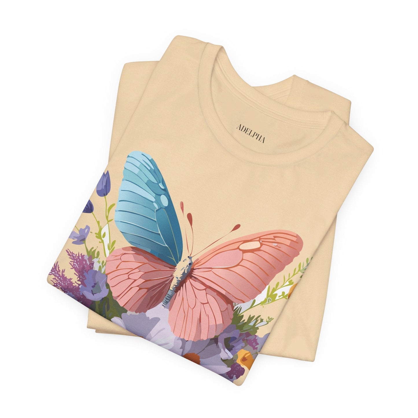 Butterfly Graphic Tee Unisex Art Design Shirt With Vintage Adelpha Artwork