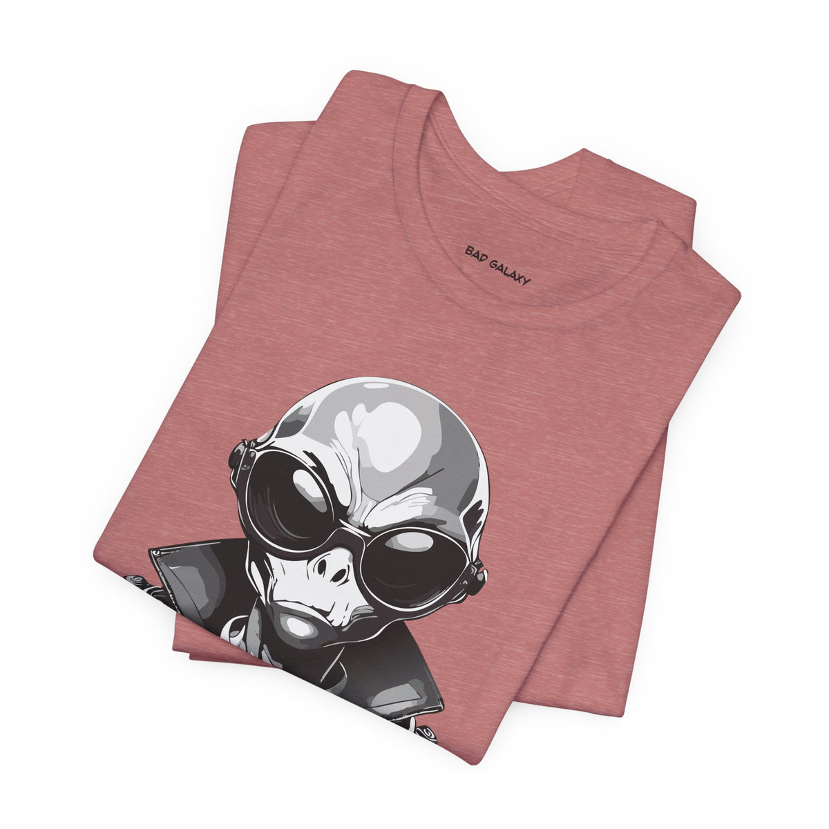 Alien Graphic Unisex Cotton Bella+Canvas Tee with Art Design b73