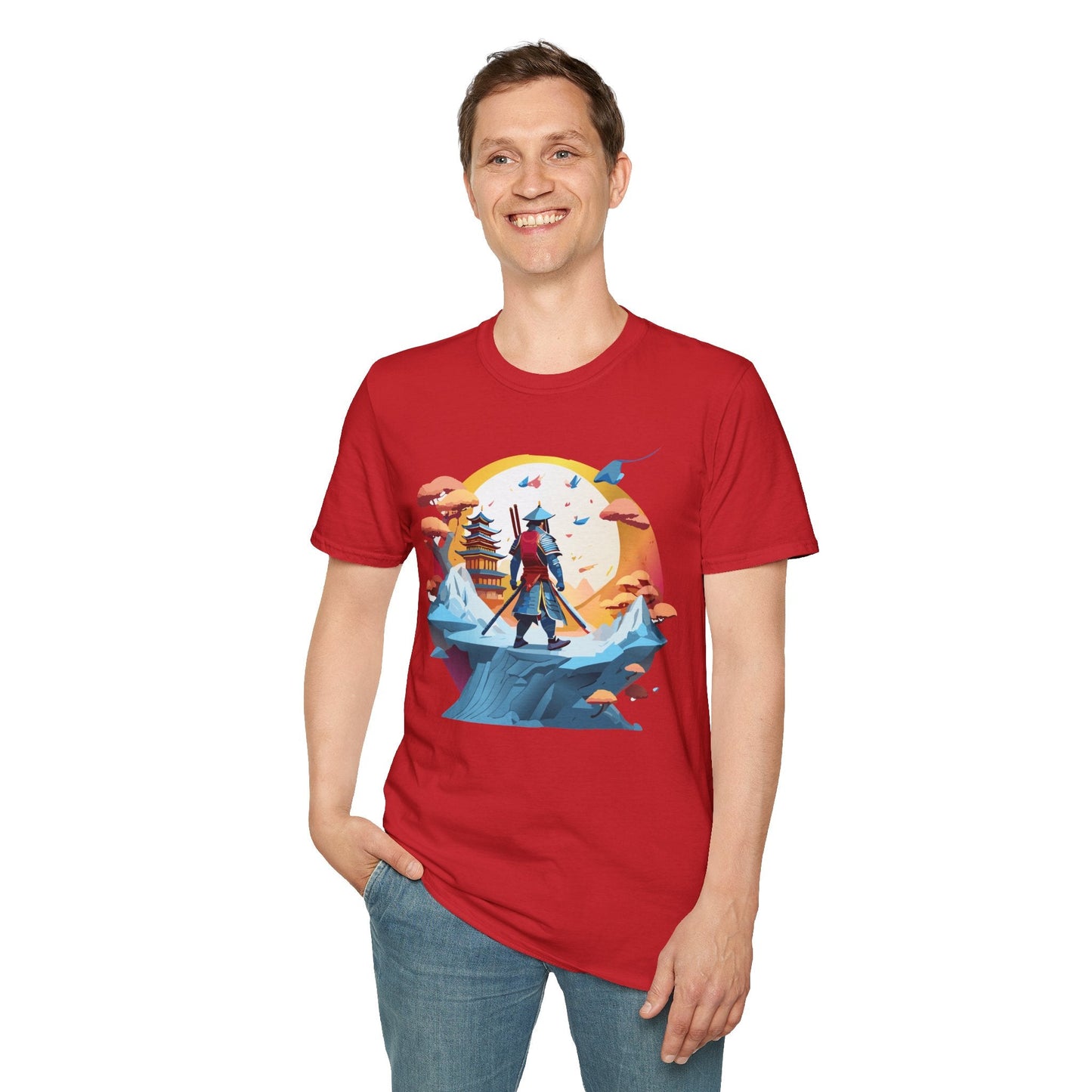 Samurai Shirt Unisex T Shirt Softstyle 64000 Gildan Tee For Everyday Comfort Durable Breathable