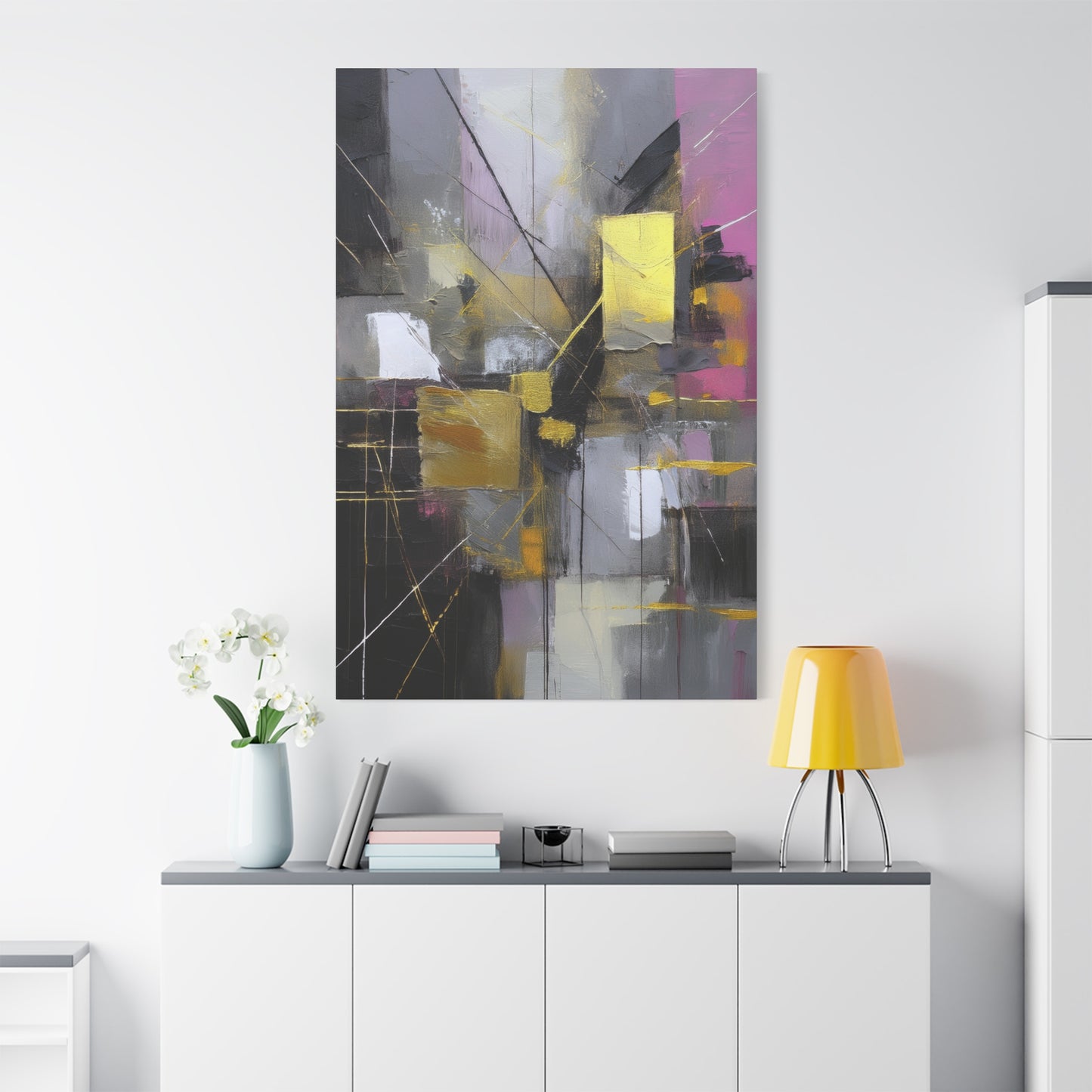 Abstract Oil Painting Print Canvas 20x24,20x30,24x30 24x32,24x36,30x40 32x48,36x48,40x60 Pine-Wood Inner Frame ABS-214