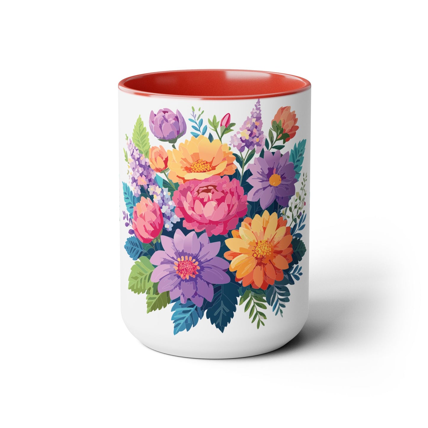 Floral Mug, Floral Cup