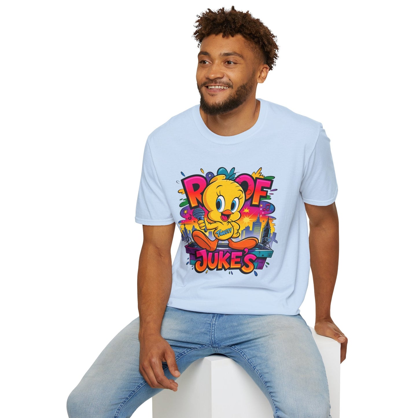 Unisex Cartoon T Shirt With Animation Design Versatile Funny Animals Tee Shirt Gildan Softstyle