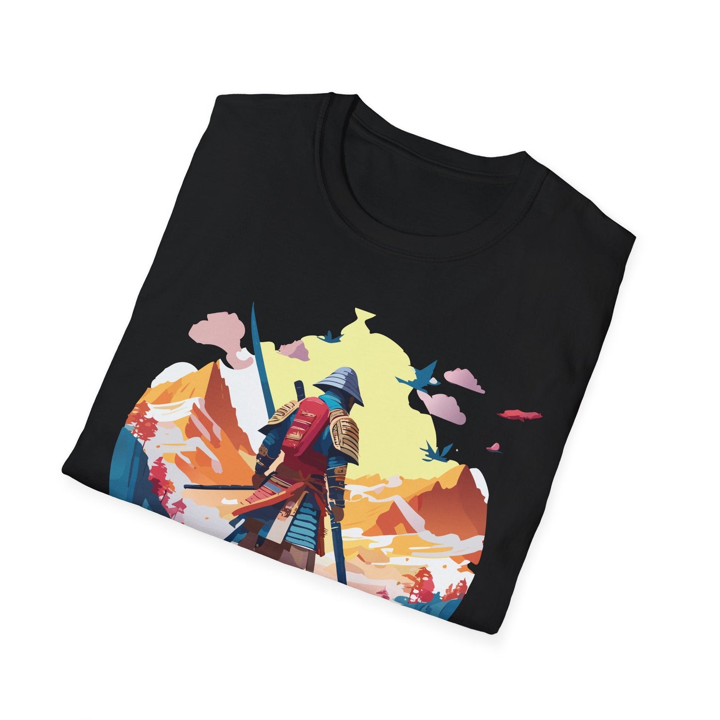 Samurai Shirt Unisex T Shirt Gildan Softstyle 64000 Cotton Tee For Everyday Comfort
