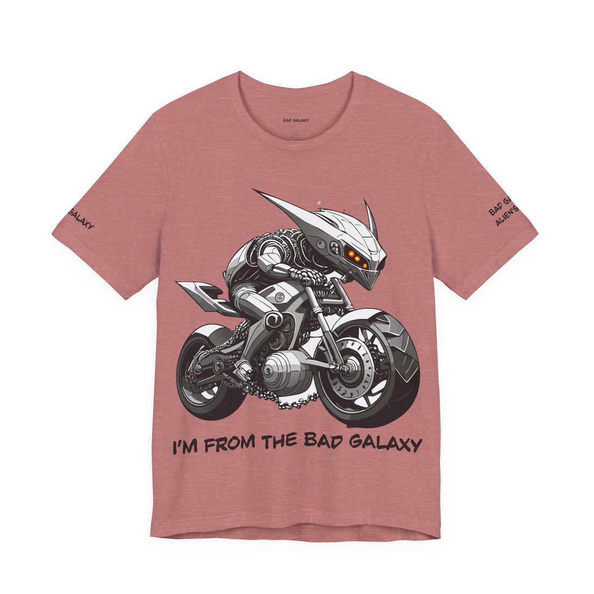 Alien Graphic Unisex Cotton Bella+Canvas Tee with Art Design b57