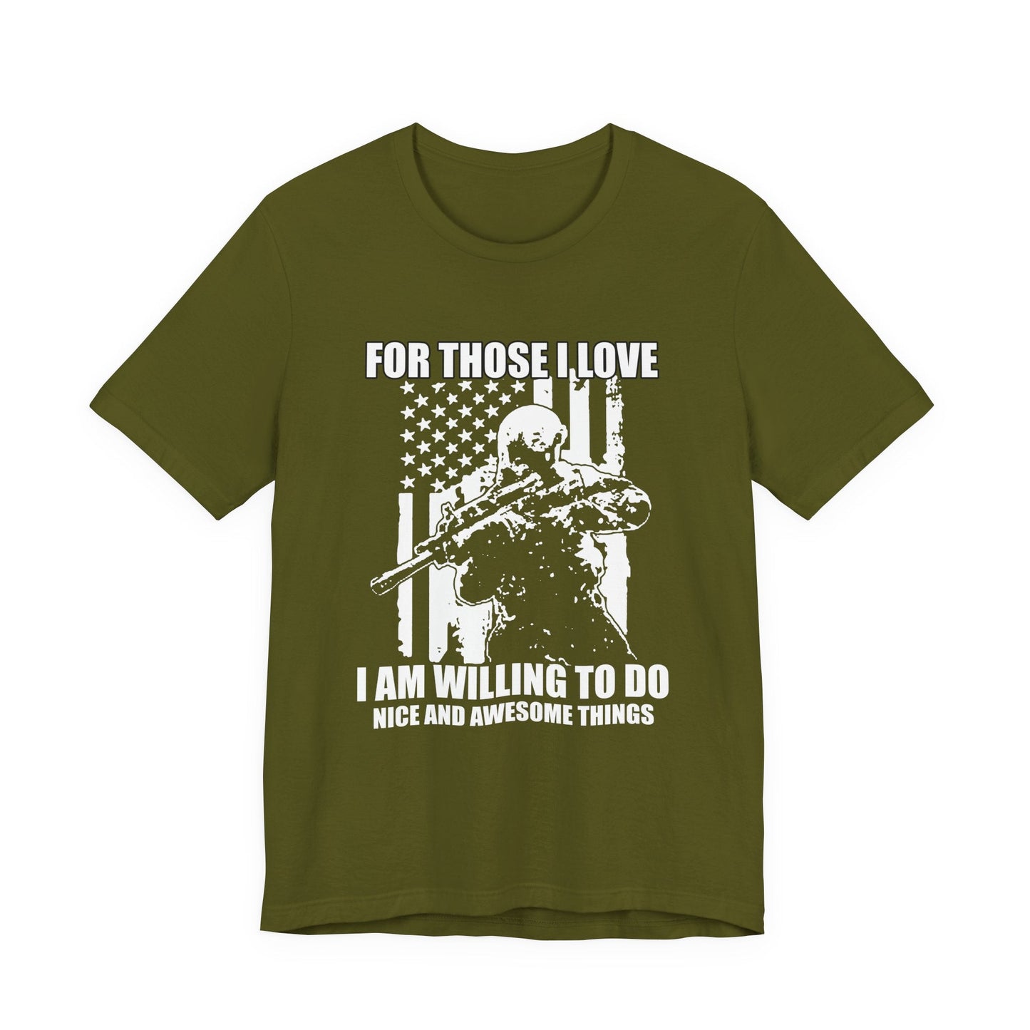 Army Veteran Patriotic Graphic Design Unisex Cotton T-Shirt v50