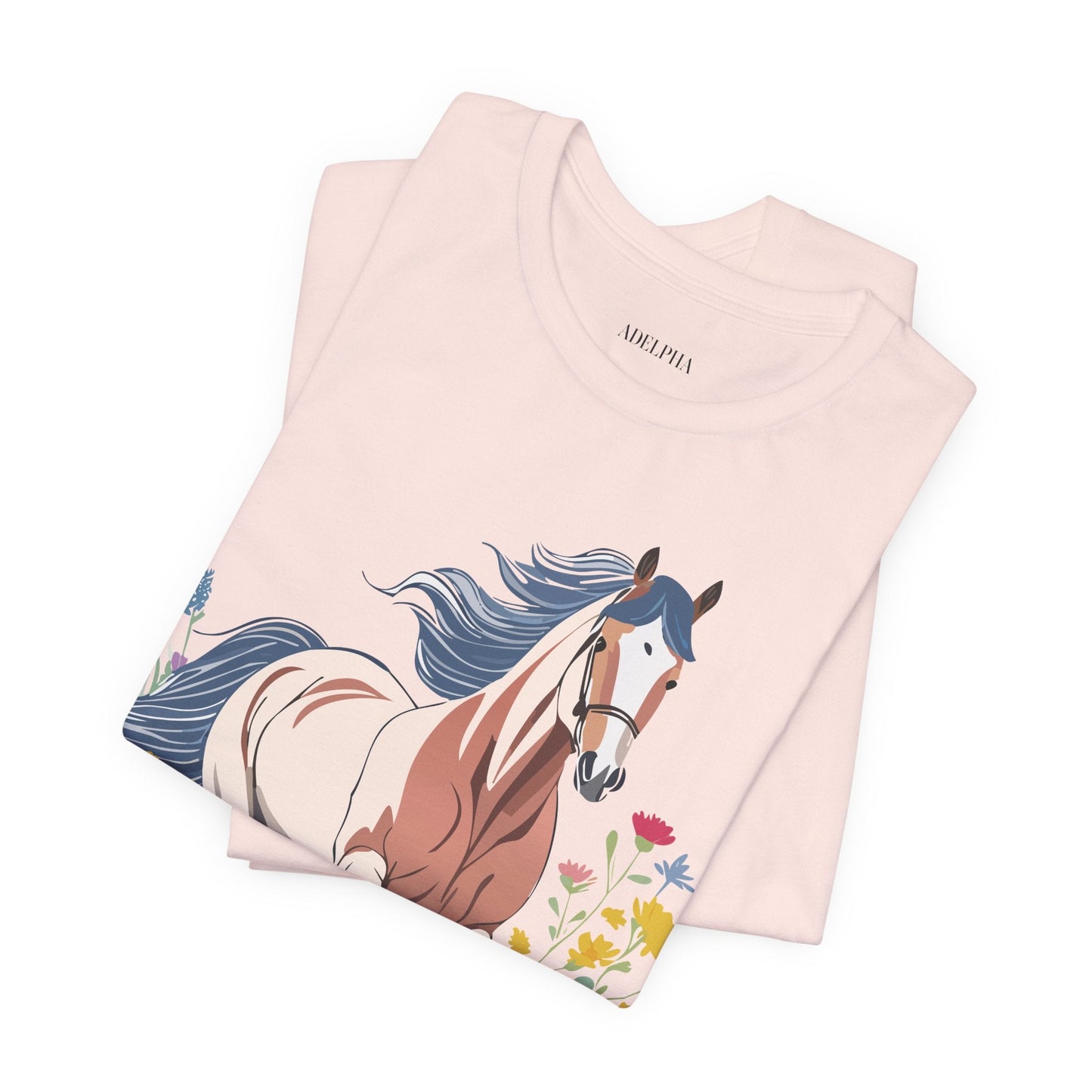 Horse Graphic Unisex 100 Cotton Vintage Animal Art T-Shirt 11
