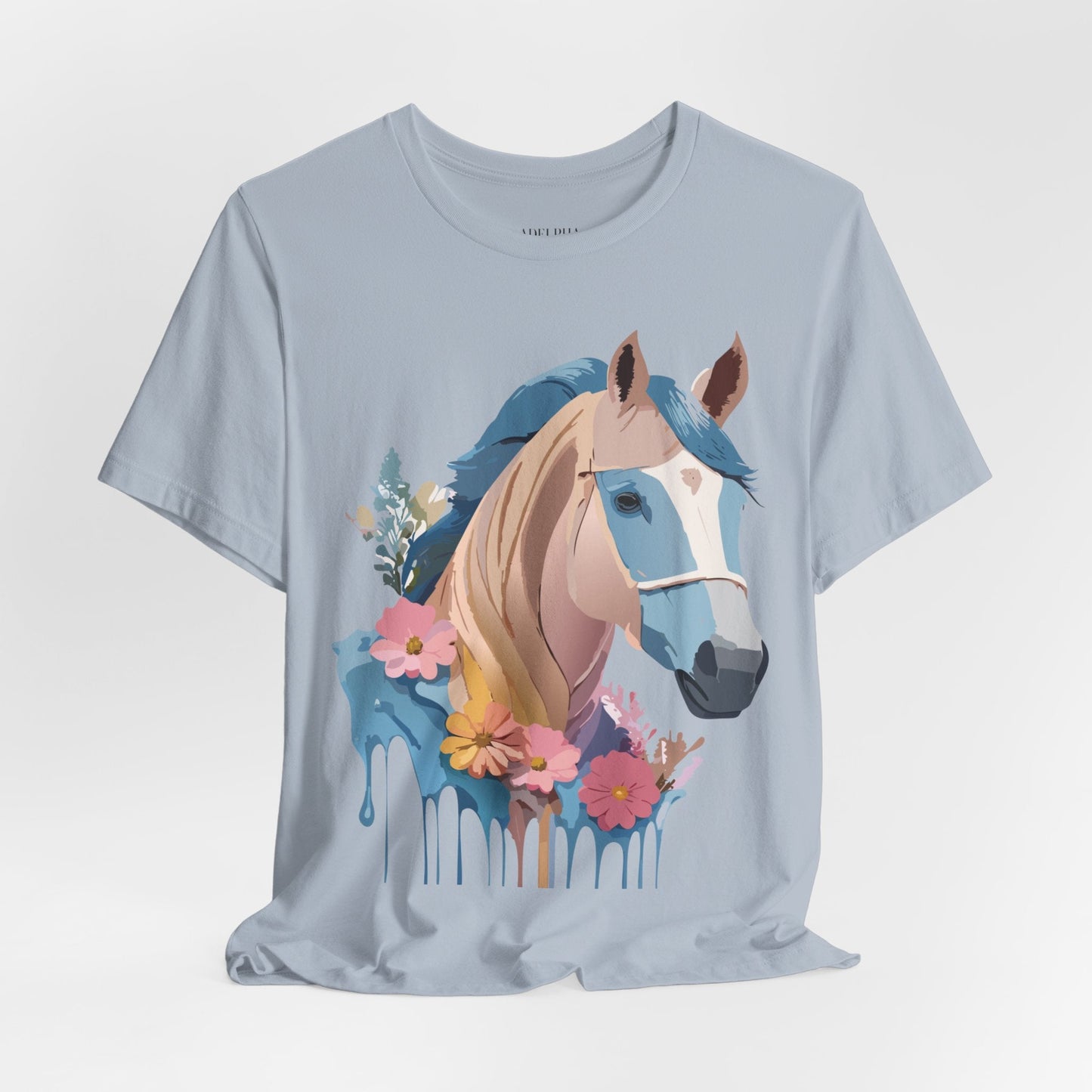 Horse Graphic Unisex 100 Cotton Vintage Animal Art T-Shirt 13