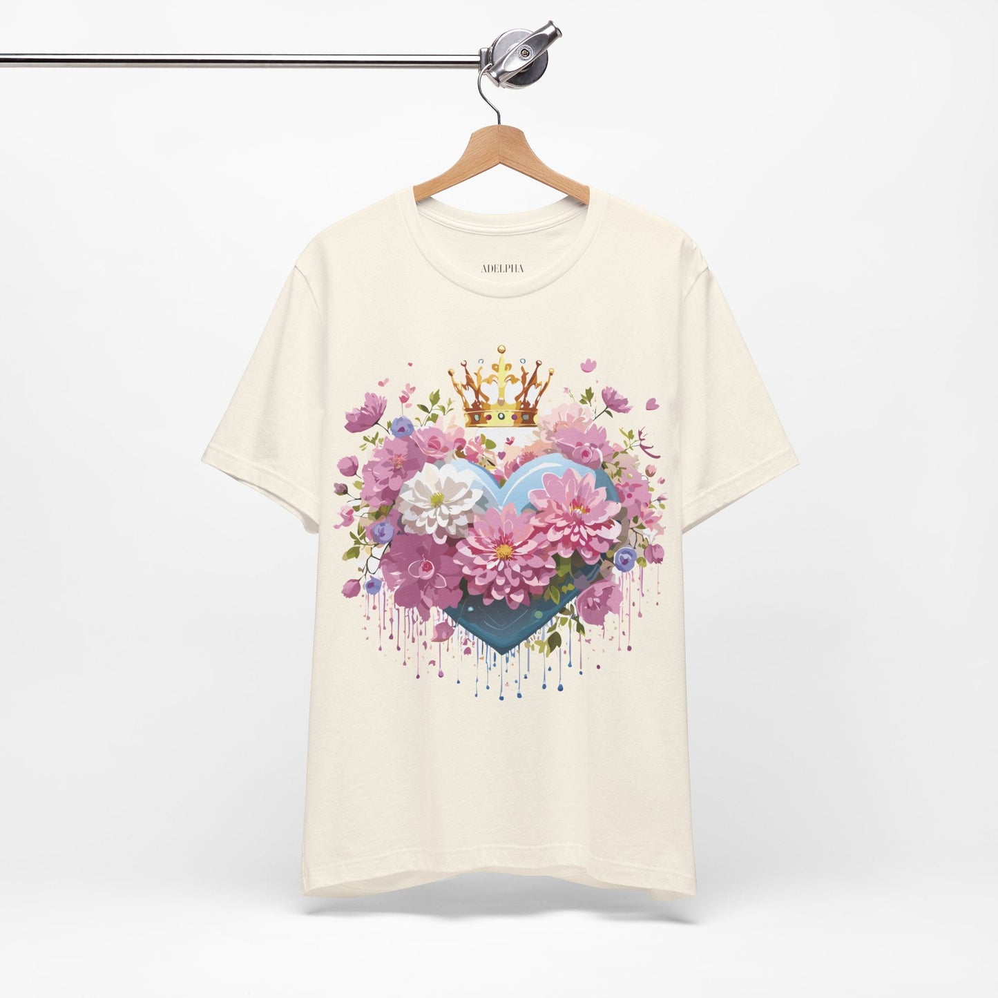 Valentine Shirts Unisex Graphic T Shirt From Adelpha Vintage Inspired Artwork Short Sleeve Tee