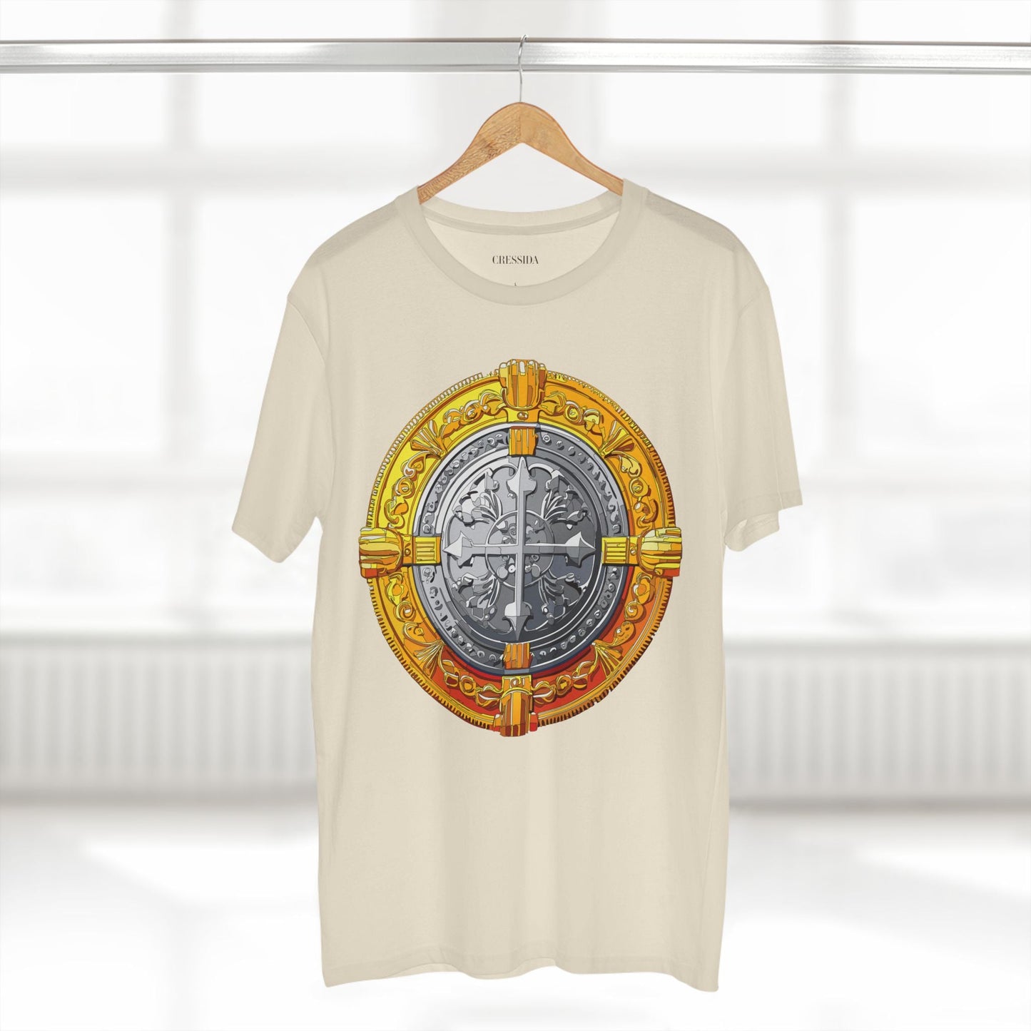 Antique Gold Coin Graphic Design T-Shirt Unisex 100 Cotton With Golden Print Artwork Tee 14