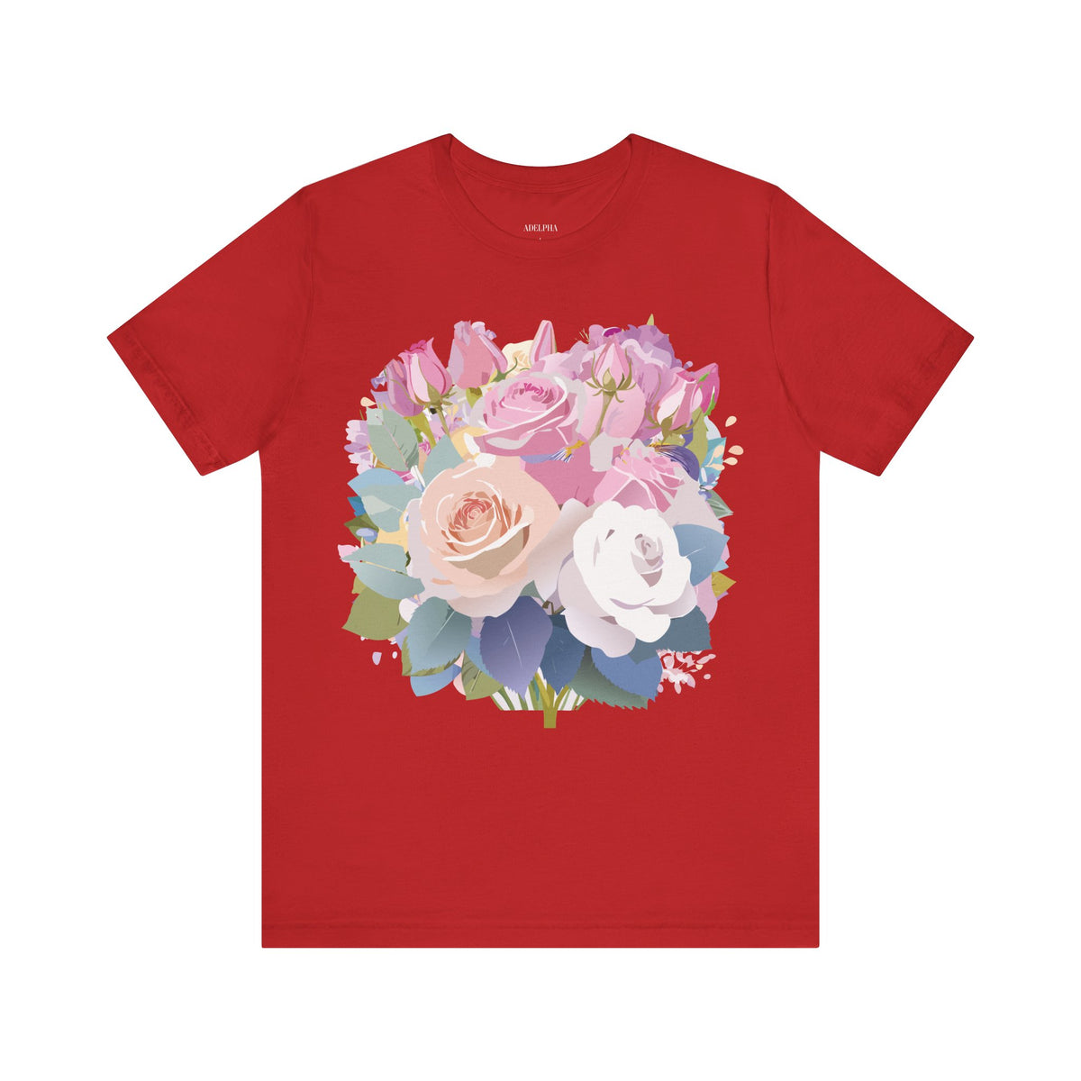 Floral Graphic Tee Shirt - Bella+Canvas Unisex 100 Cotton 11