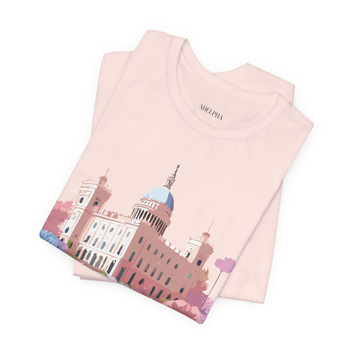 Graphic Unisex Cotton Bella+Canvas Tee Shirt with Madrid