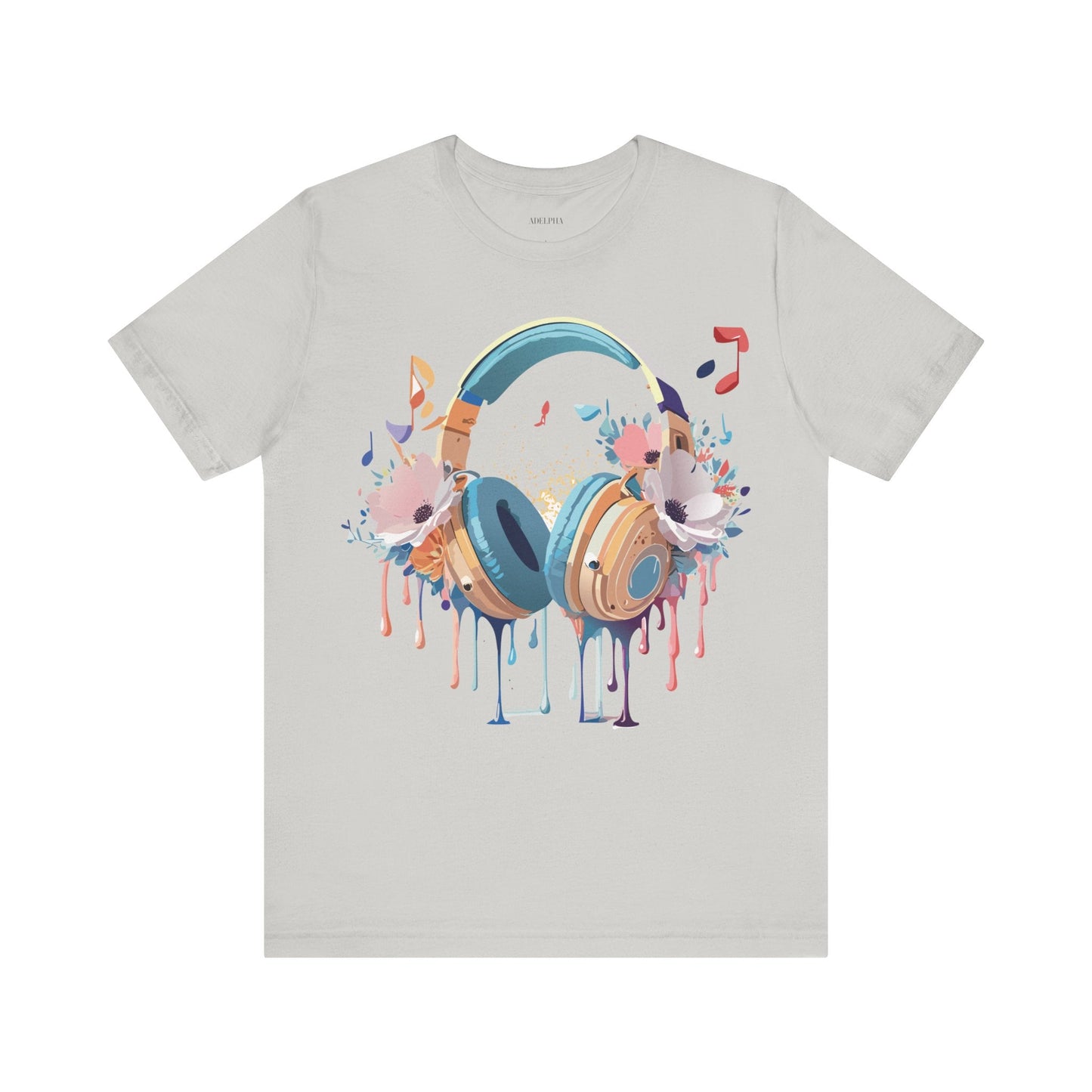 Adelpha Graphic Unisex Music T Shirt With Vintage Inspired Artwork Short Sleeve Tee