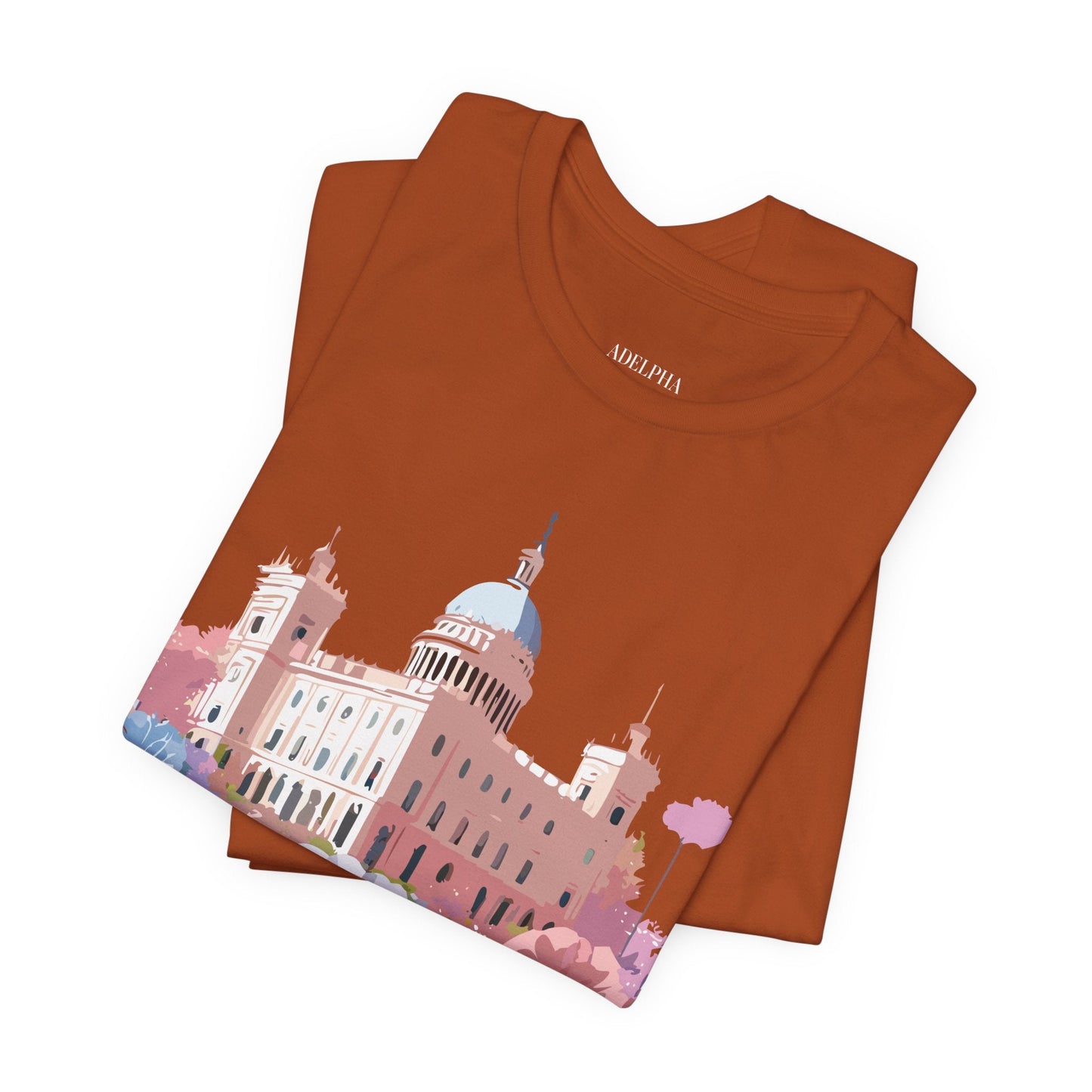 Madrid Tourist Shirt Graphic Tee Unisex Vintage Inspired Artwork By Adelpha Premium Streetwear