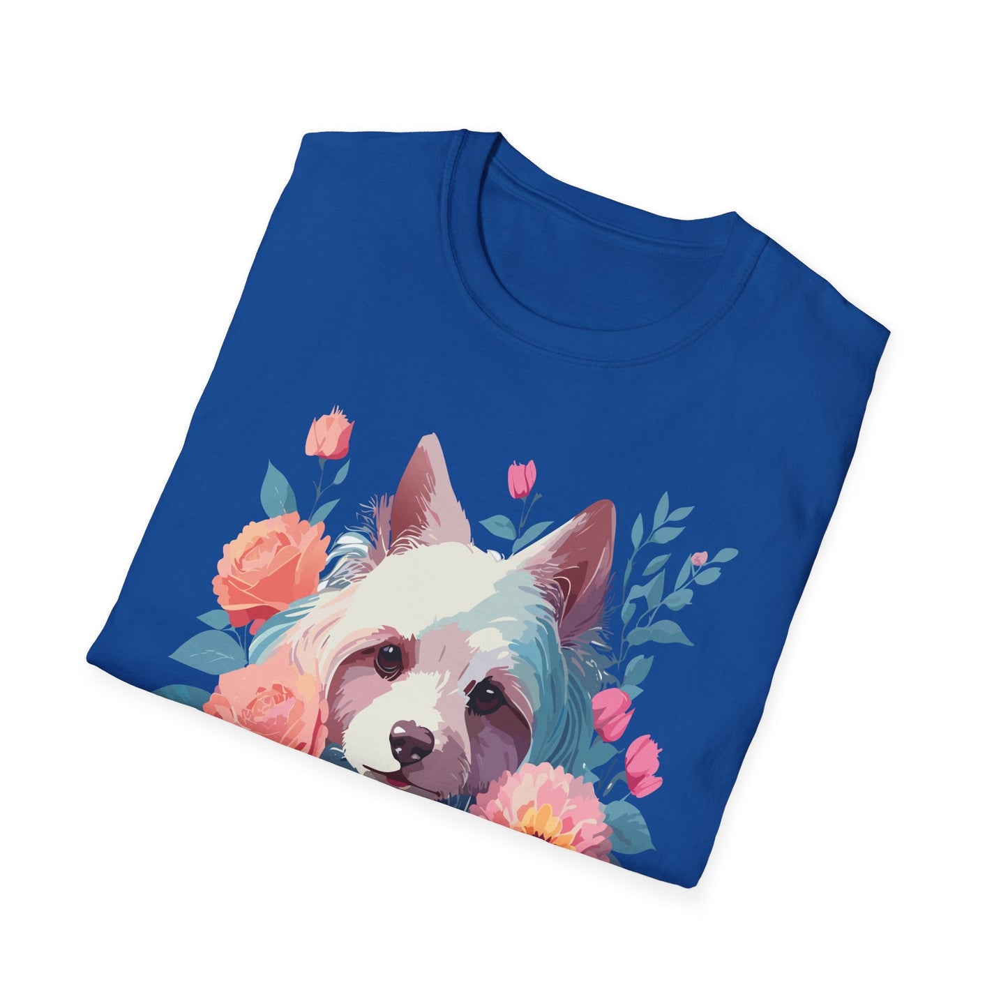 Dog Shirt Unisex Softstyle Cotton Tee Gildan 64000 With Animal Designs