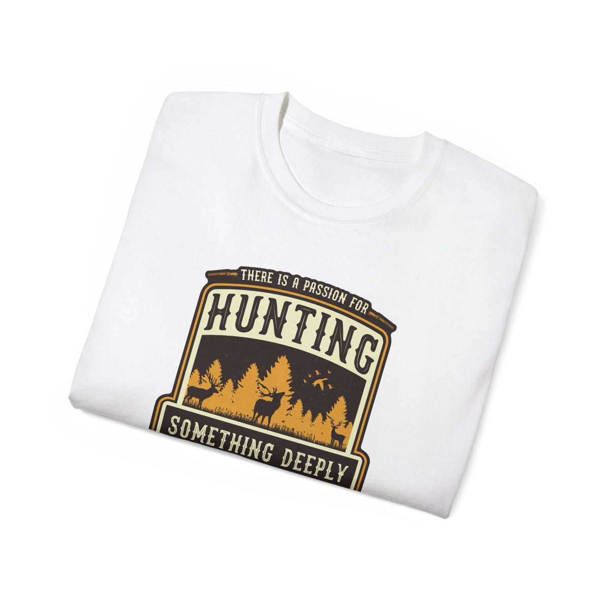 Hunting Badge Graphic Tee | Forest Trees Camper Outdoors