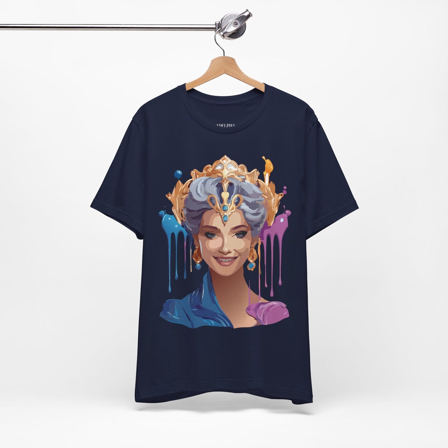 Queen Woman Portrait Graphic Unisex 100 Cotton Vintage Artwork Tee 18