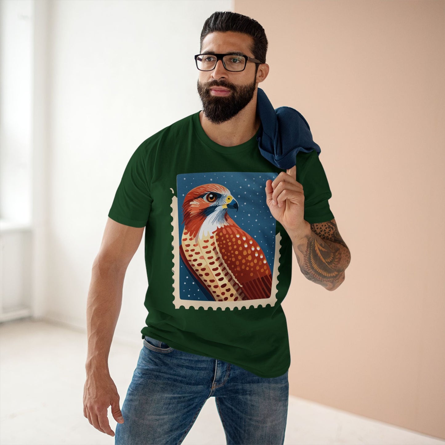 Stamp Shirt Postage Stamp Shirt Unisex Premium Cotton Tee With Original Art Design By Retro2Nova