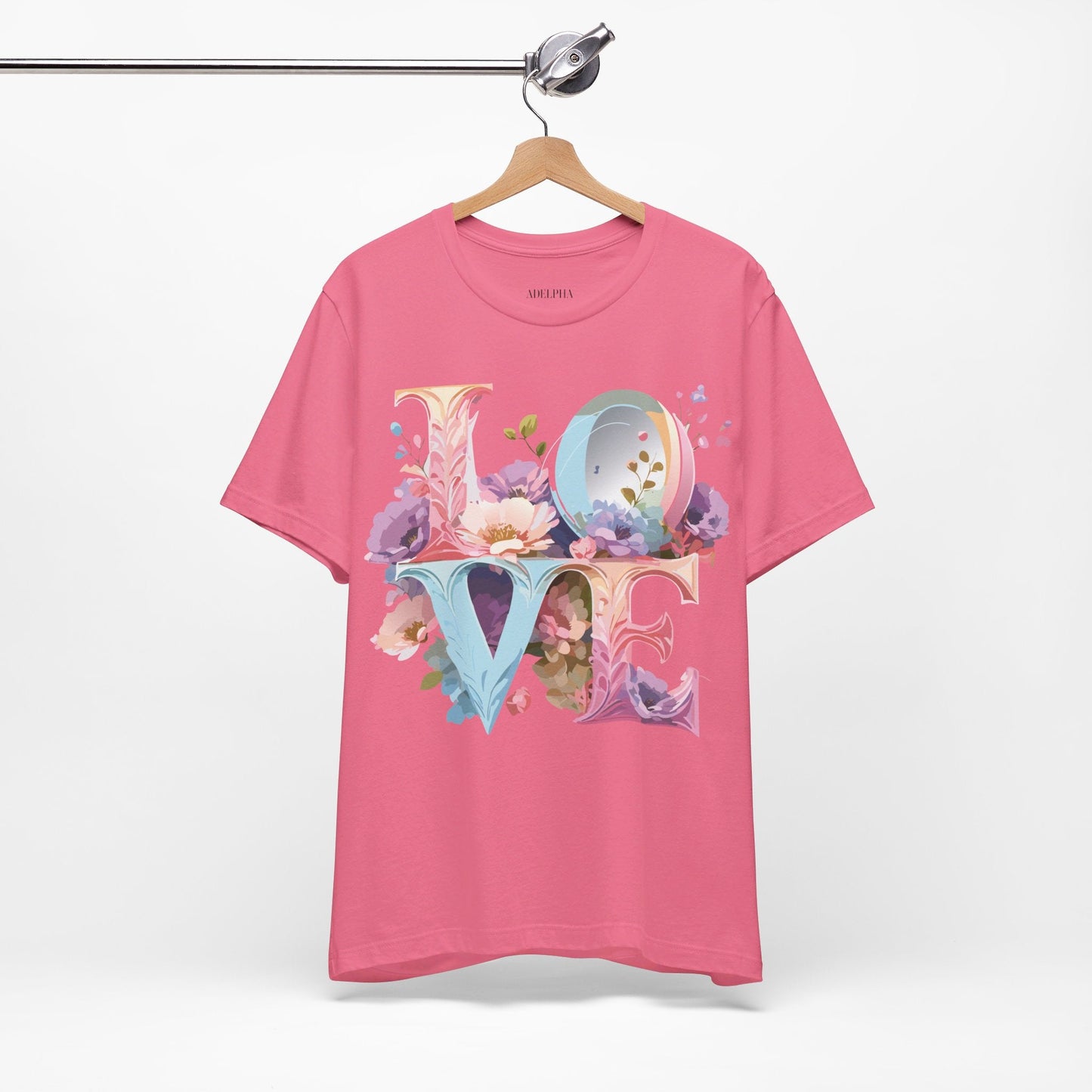 Adelpha Valentine Graphic Tee Unisex Short Sleeve Vintage Inspired Art Design for Everyday Wear