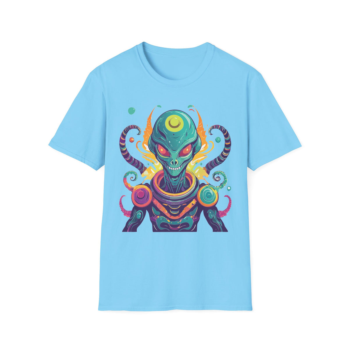 Alien Cosmos Graphic Tee Gildan Unisex 100 Cotton Tee Shirt a6