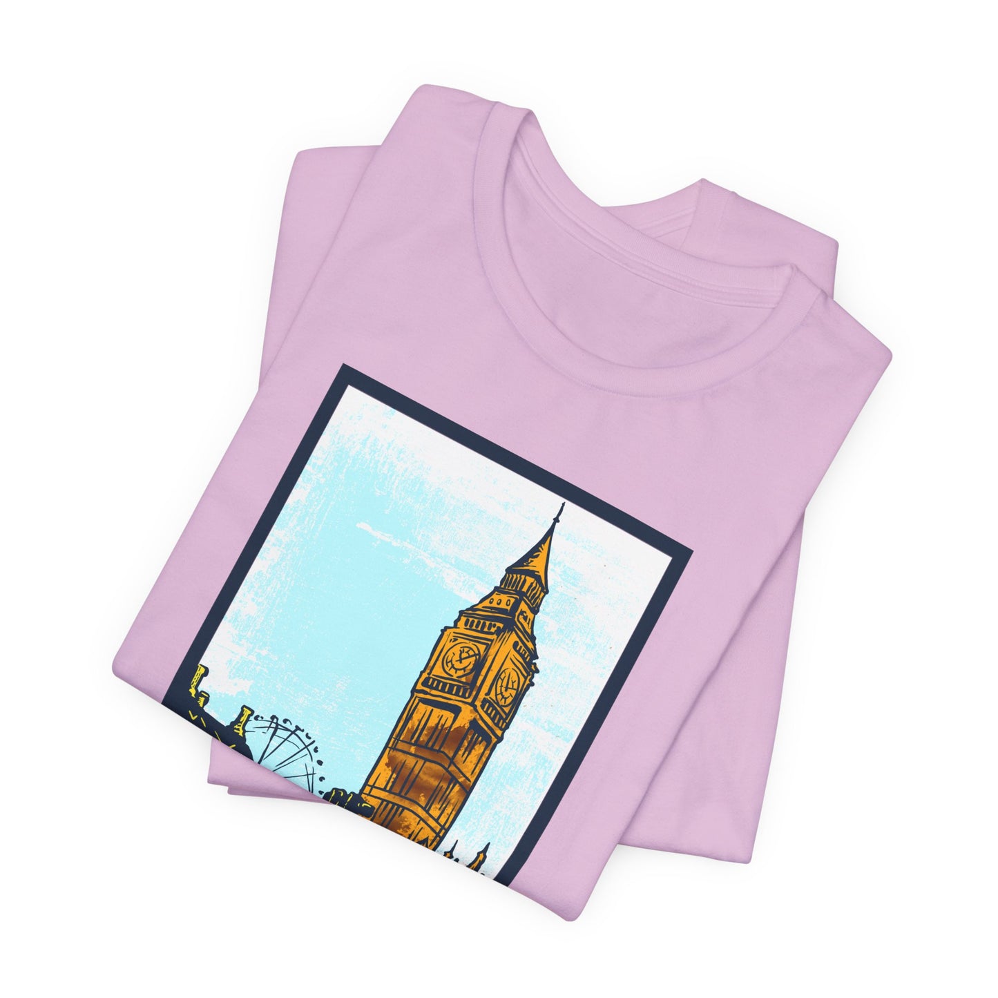 Retro Poster London Graphic Design Tee, London Shirt, Vintage Tees, Art Design T-Shirt, Graphic Tee, Retro Art Shirts