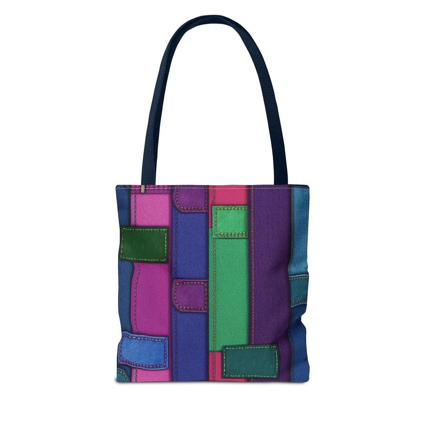 Denim Canvas Bag, Tote Bag Denim Printify