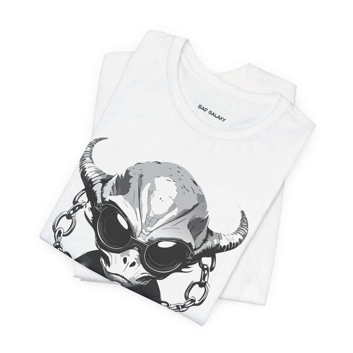 Alien Graphic Unisex Cotton Bella+Canvas Tee with Art Design b74