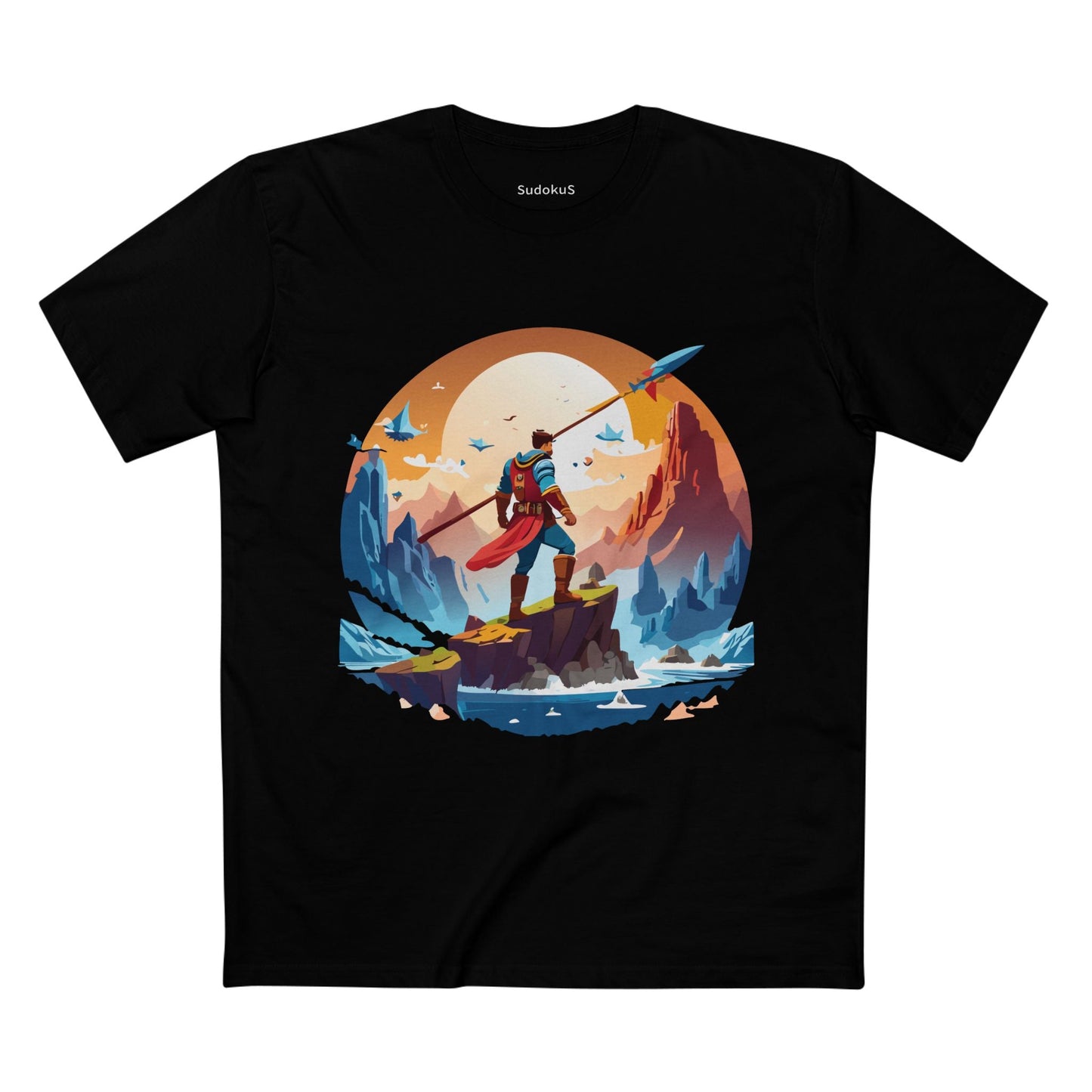 Adventures Graphic Unisex 100 Cotton Staple Tee 12