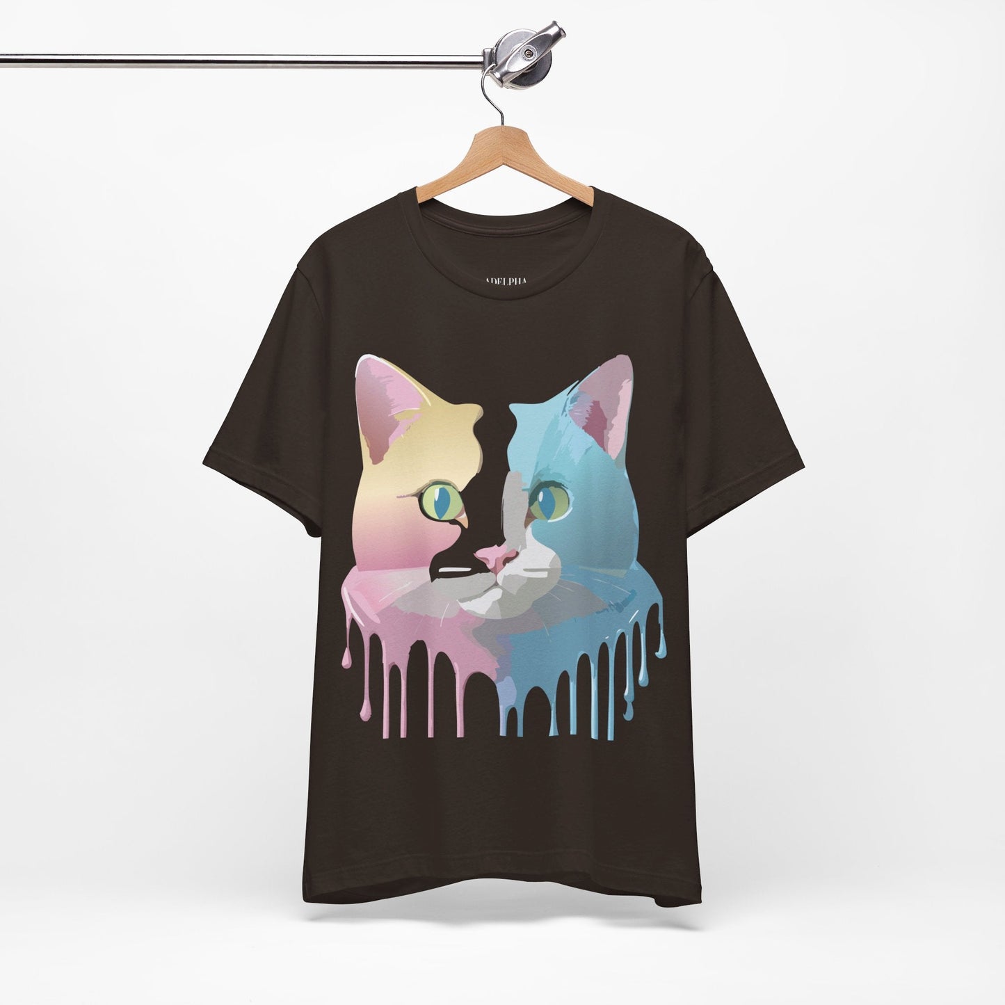 Cat Graphic Tee Unisex Vintage Inspired Shirt By Adelpha Limited Edition