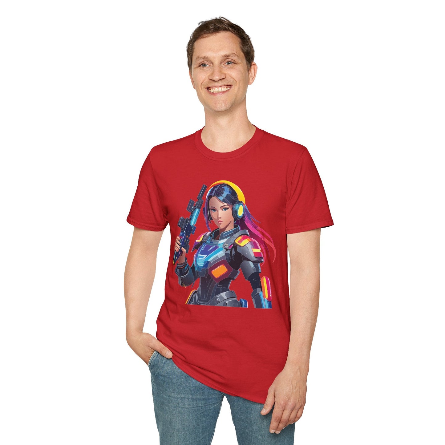 Robocop Graphic Unisex Cotton With Cyber Man Artwork Tee 9